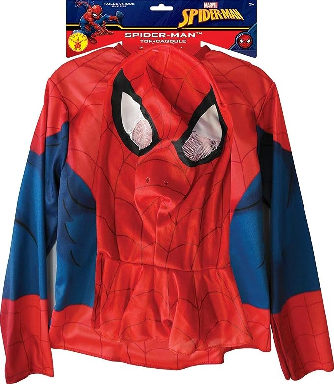 TOP Y MASCARA SPIDERMAN