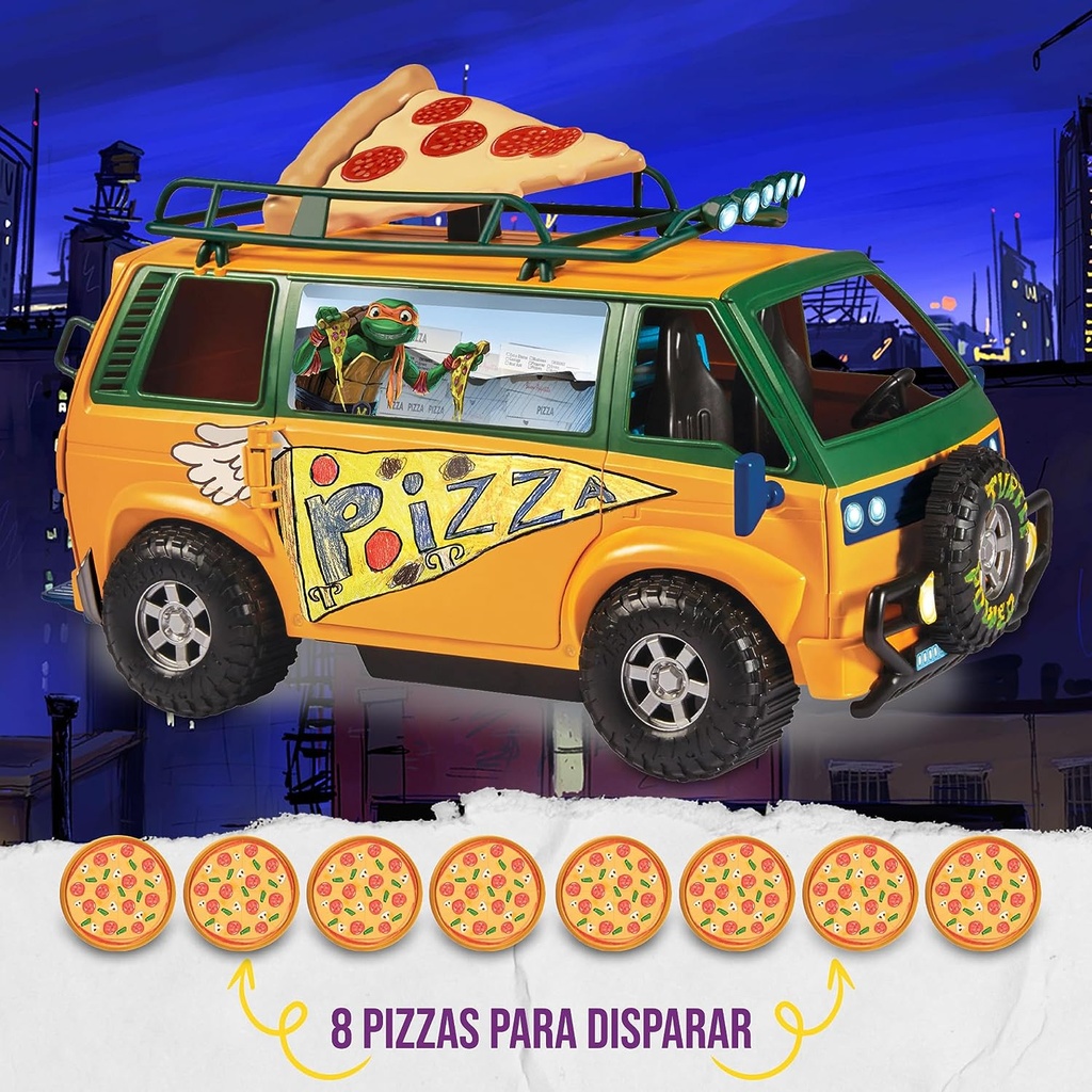 TORTUGAS NINJA PIZZA VAN