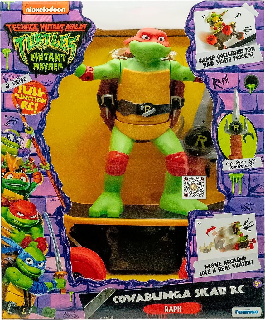 TORTUGAS NINJA SKATER R/C.32CM