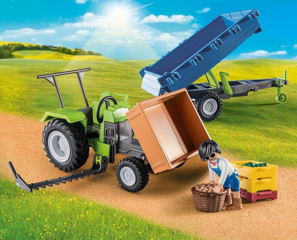 TRACTOR CON REMOLQUE