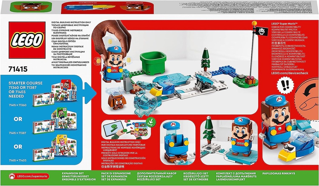 TRAJE MARIO HIELO+MUNDO HELADO