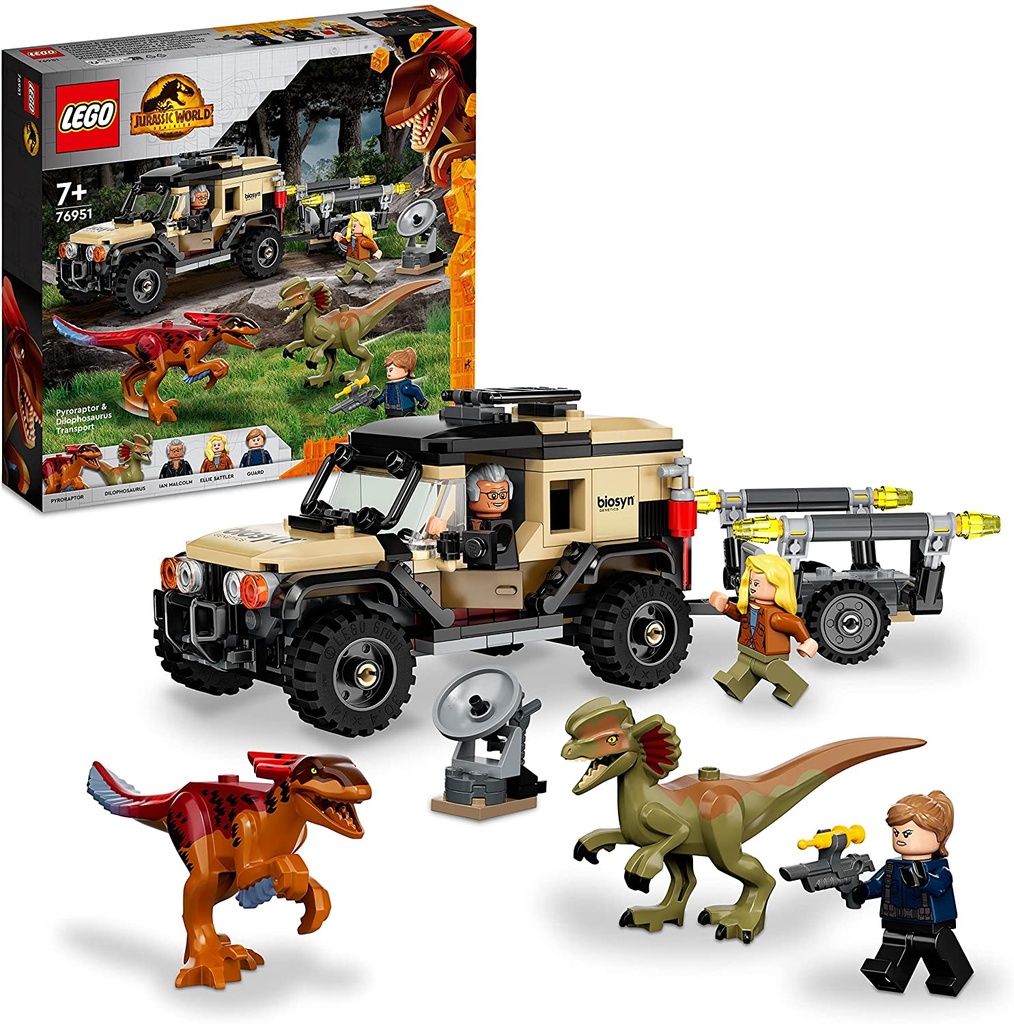 TRANSPORTE PYRORRAPTOR Y DILOF.