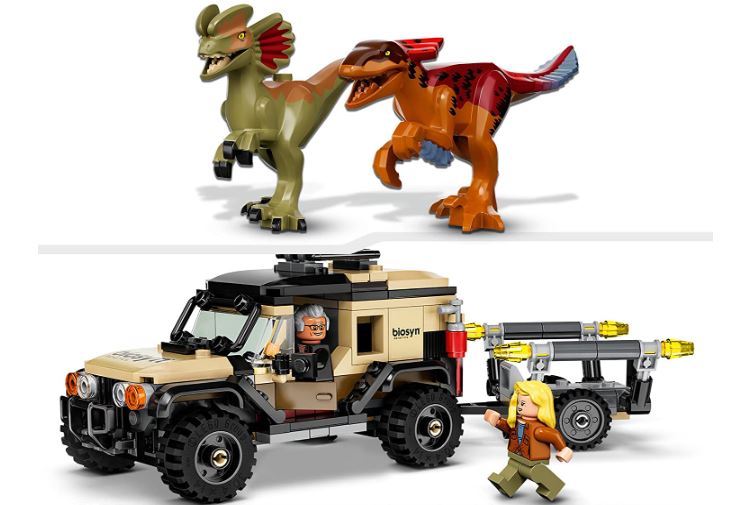 TRANSPORTE PYRORRAPTOR Y DILOF.