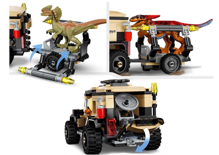 TRANSPORTE PYRORRAPTOR Y DILOF.