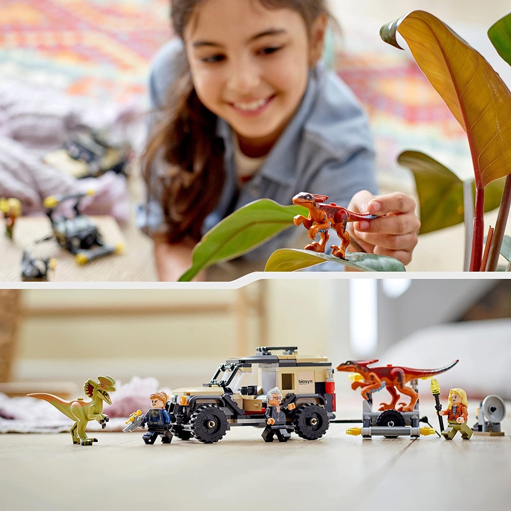TRANSPORTE PYRORRAPTOR Y DILOF.