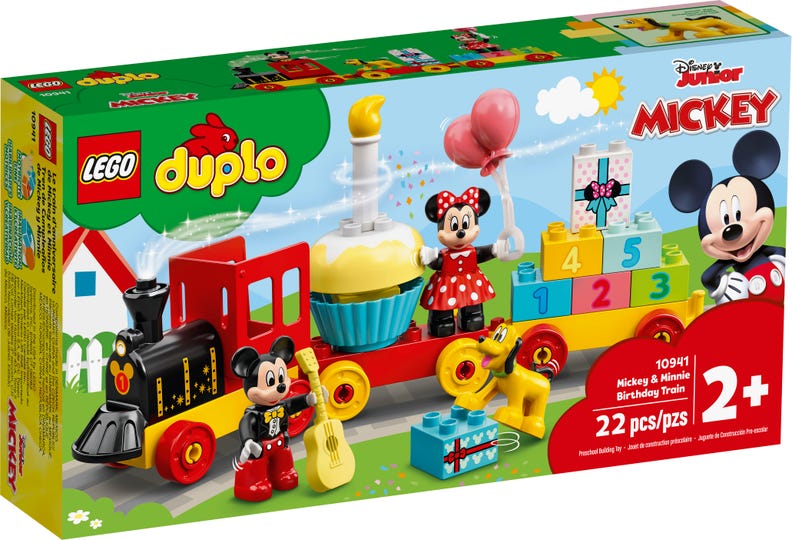 TREN CUMPLEAÑOS MICKEY/MINNIE