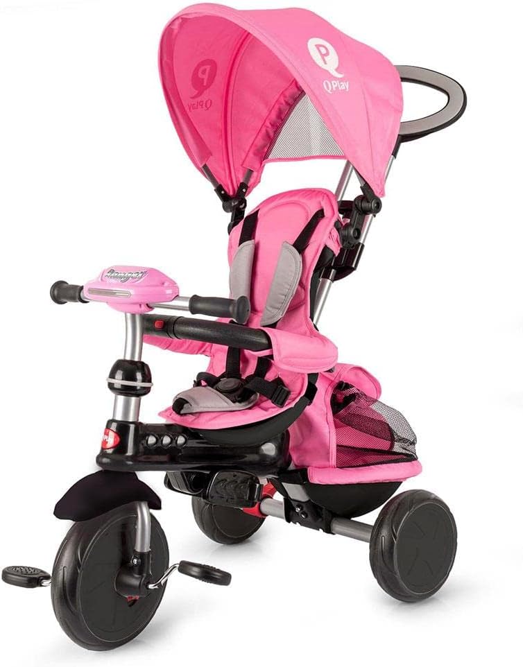 TRICICLO QPLAY RANGER ROSA