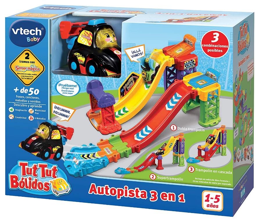 TUT TUT BOLIDOS AUTOPISTA 3EN1