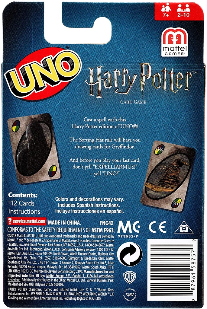 UNO HARRY POTTER