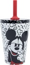 VASO MICKEY TERMO INOX.C/PAJ.