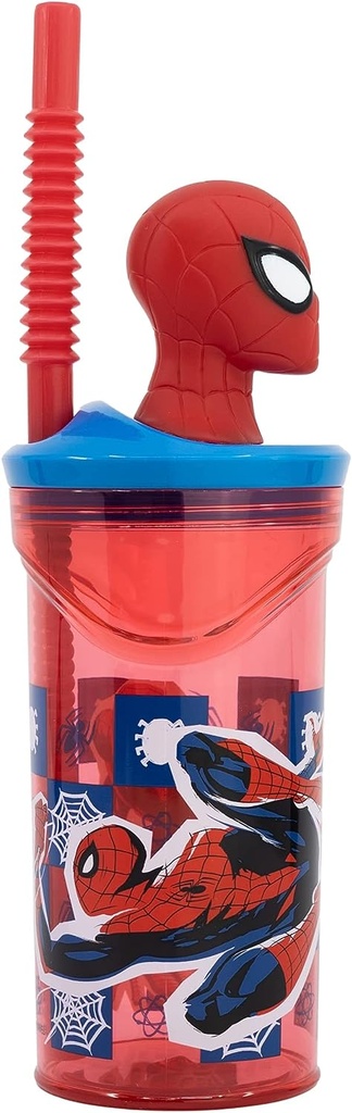 VASO SPIDERMAN 3D 360 ML.
