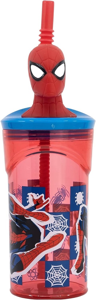 VASO SPIDERMAN 3D 360 ML.