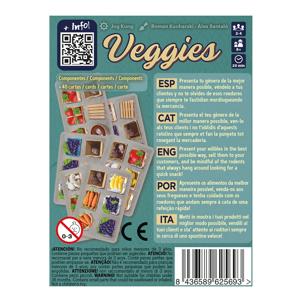 VEGGIES JUEGO MESA