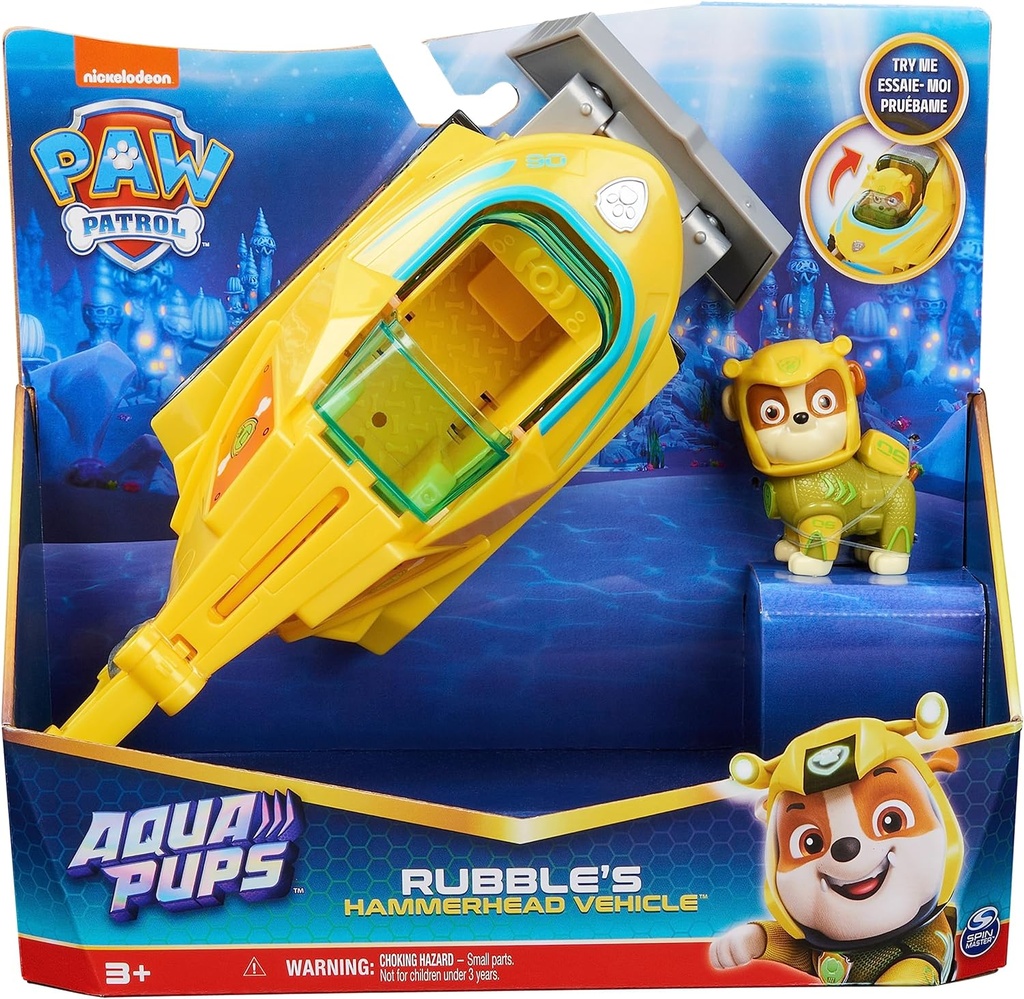 VEHICULO AQUA PUPS RUBBLE