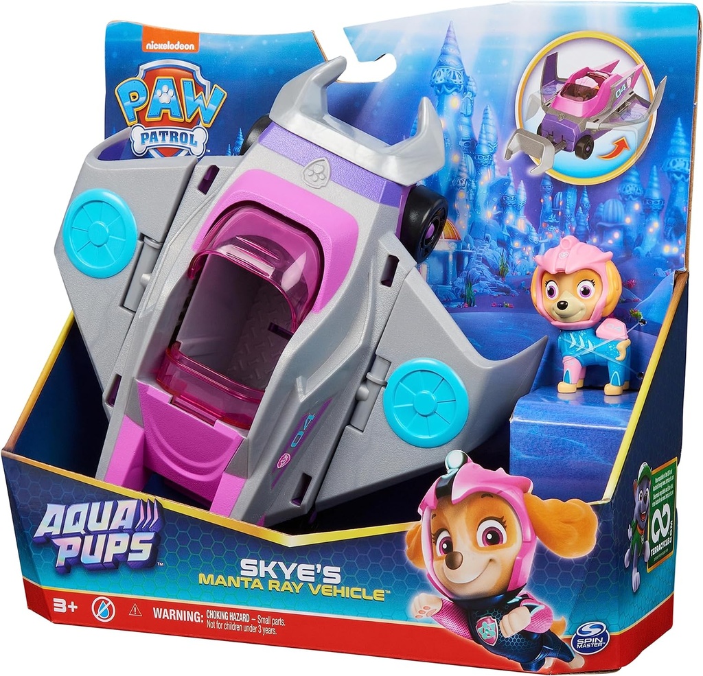VEHICULO AQUA PUPS SKYE