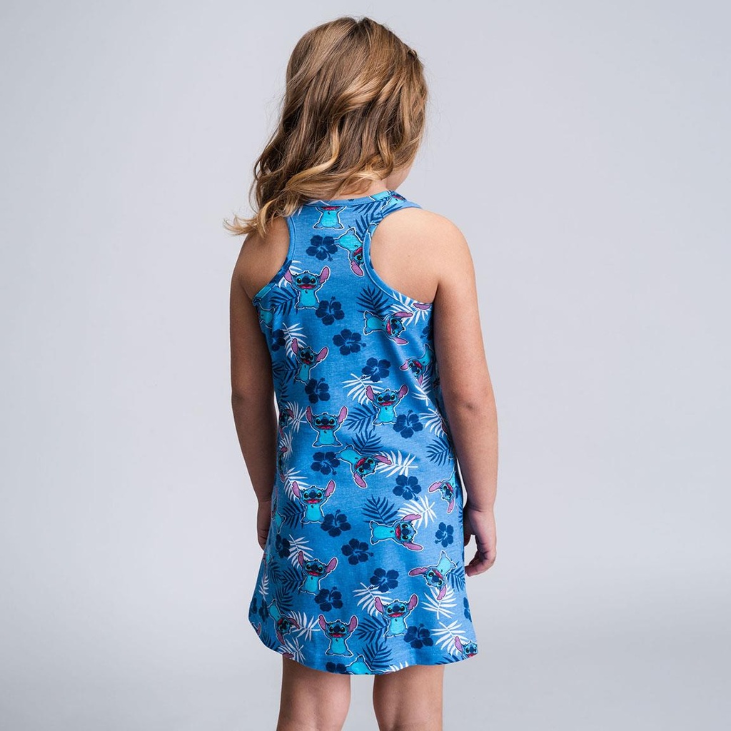 VESTIDO STITCH AZUL T.3