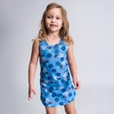 VESTIDO STITCH AZUL T.3