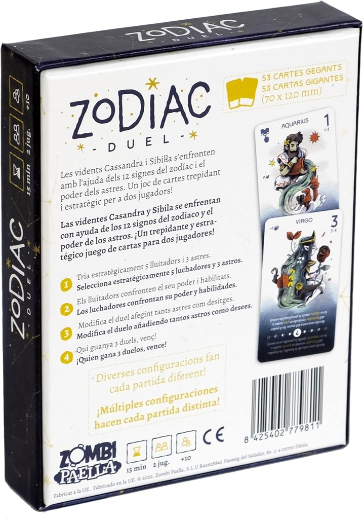 ZODIAC DUEL JUEGO