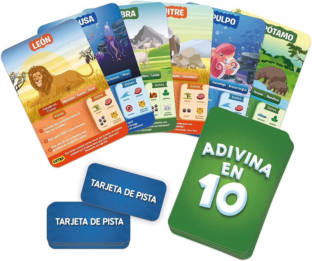 ADIVINA EN 10''.MUNDO ANIMAL