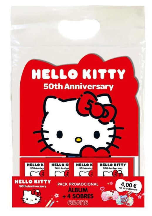 ALBUM+4 SOBRES HELLLO KITTY