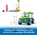 AMBULANCIA Y CHICO SNOWBOARD