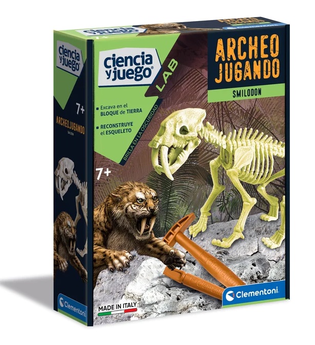 ARQUEOJUGANDO SMILODON FLUOR.