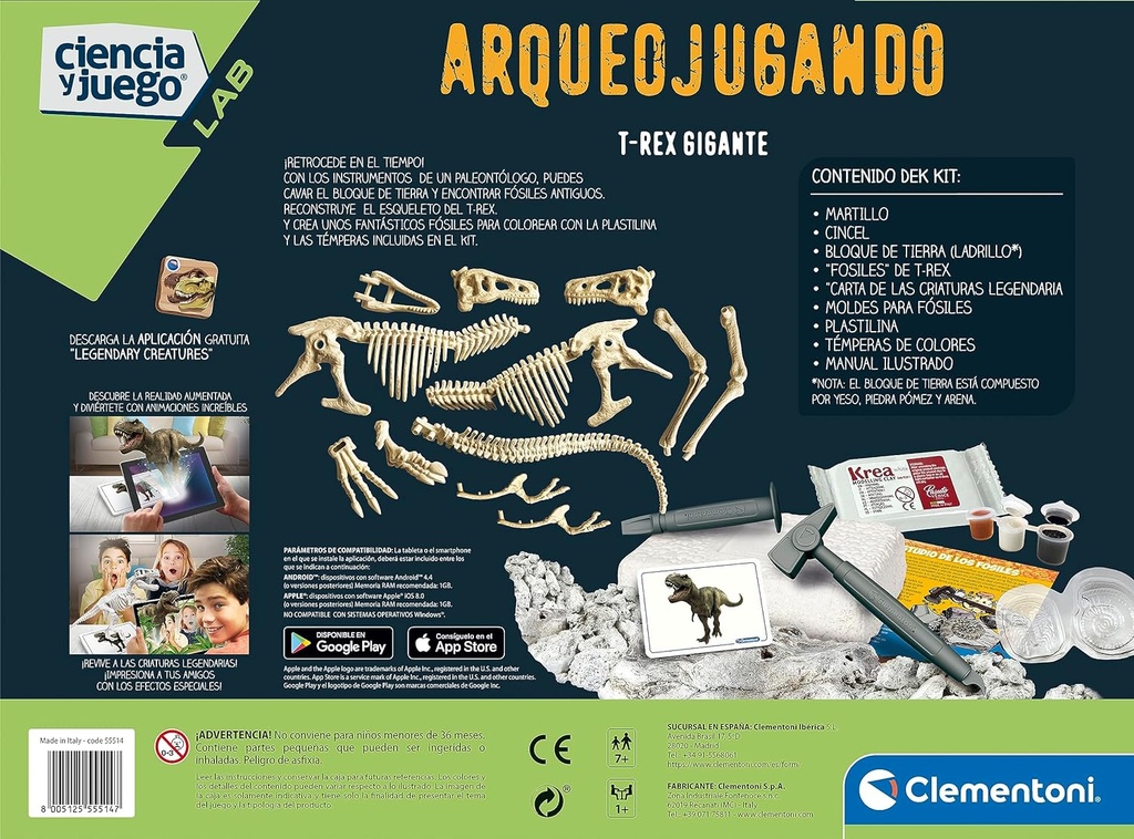 ARQUEOJUGANDO T-REX GIGANTE