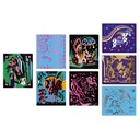 ARTE SCRATCH CABALLOS Y UNIC.