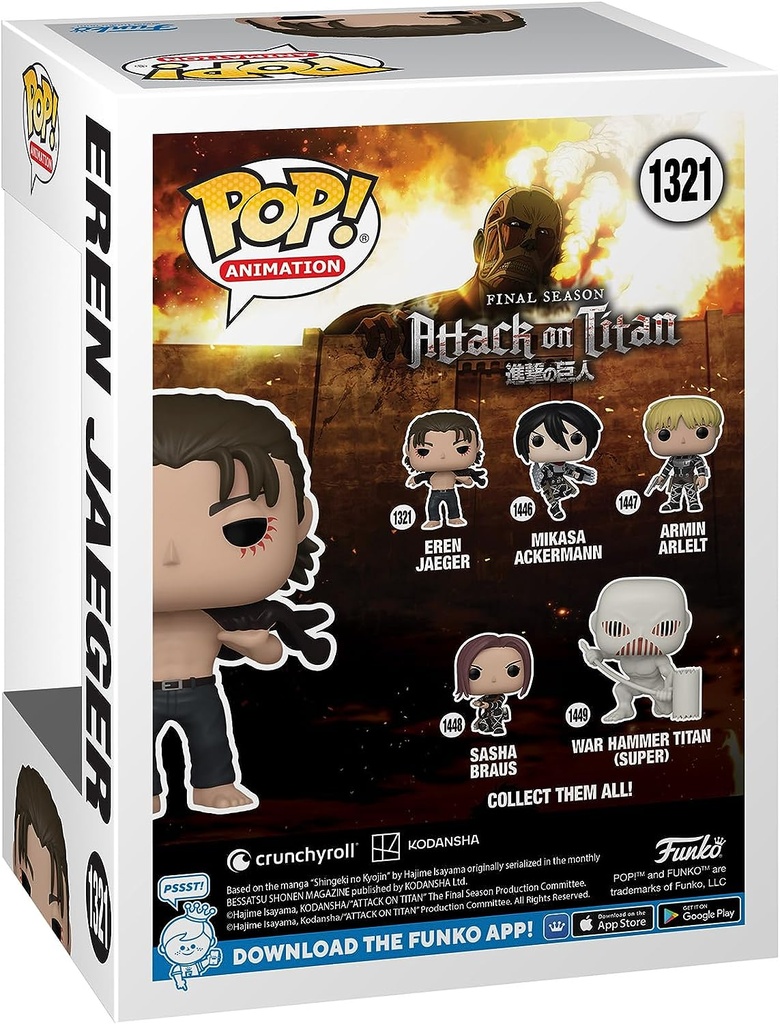ATTACK TITANS-POP EREN JAEGER
