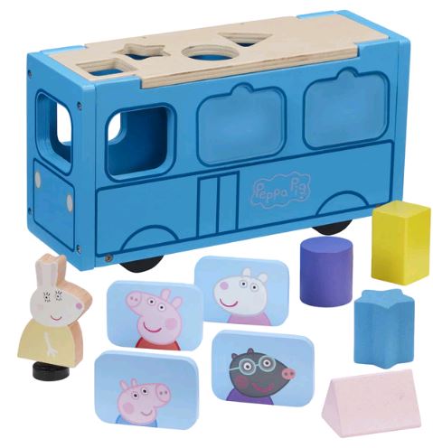 AUTOBUS DE MADERA PEPPA PIG