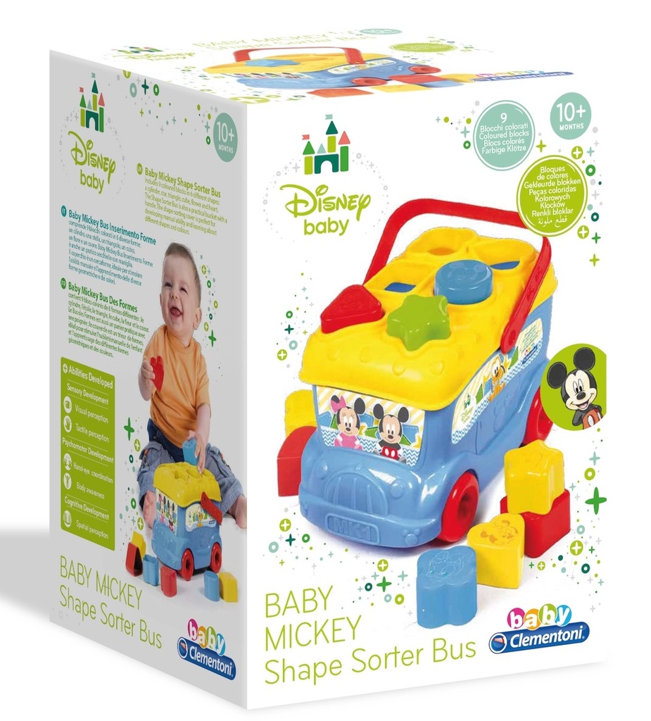 AUTOBUS FORMAS/COLORES MICKEY