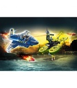 AVION POLICIA PERSECUCION DRON