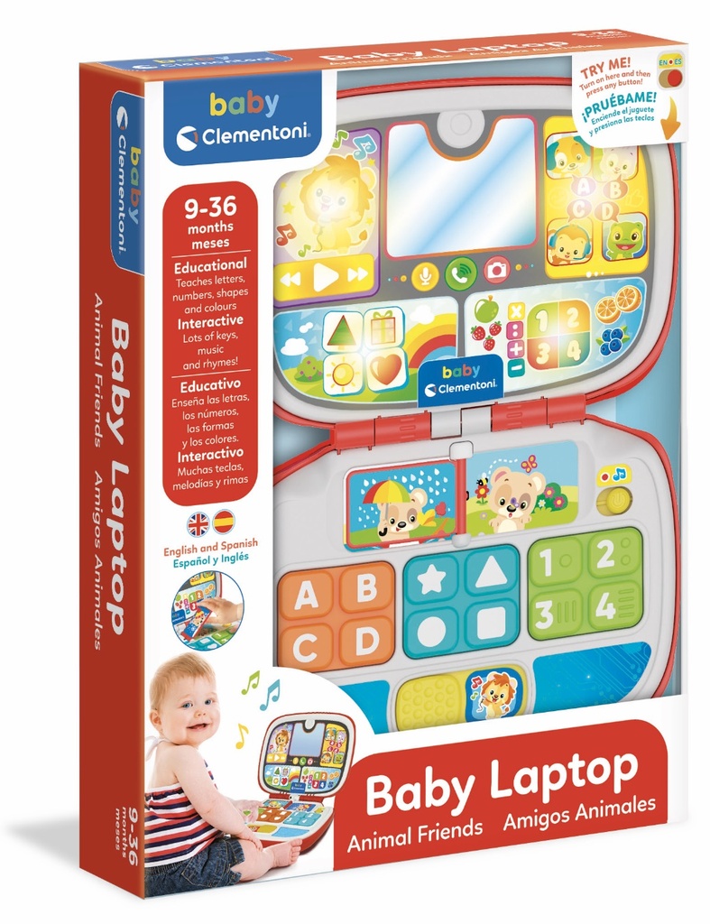 BABY LAPTOP AMIGOS ANIMALES