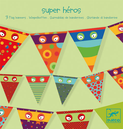 BANDEROLAS SUPER HEROES