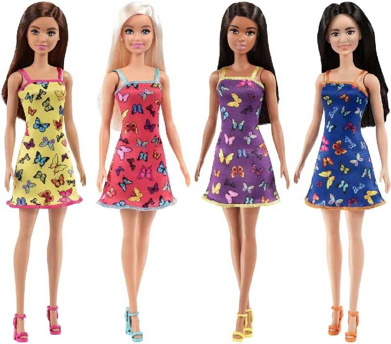 BARBIE CHIC VESTIDO ROJO
