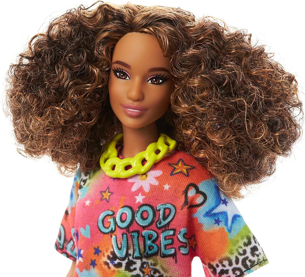 BARBIE FASHIONISTA PELO RIZADO