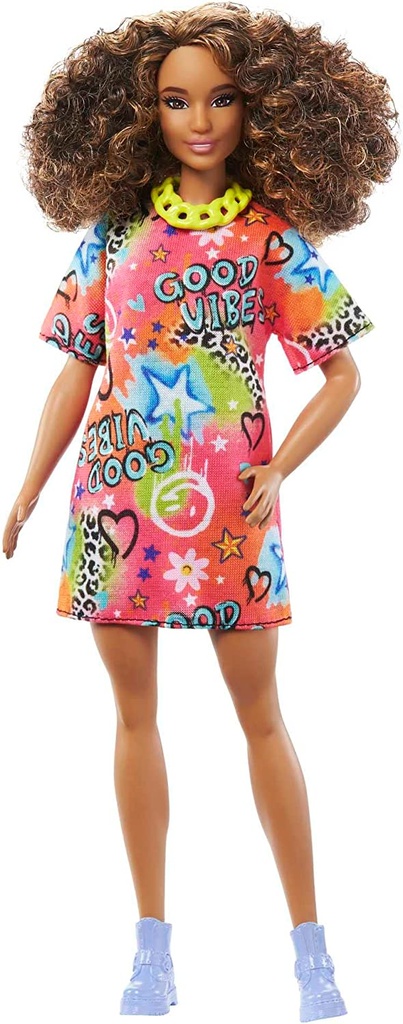 BARBIE FASHIONISTA PELO RIZADO
