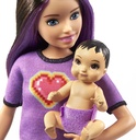 BARBIE NIÑERA C/BEBE Y ACC.N.1