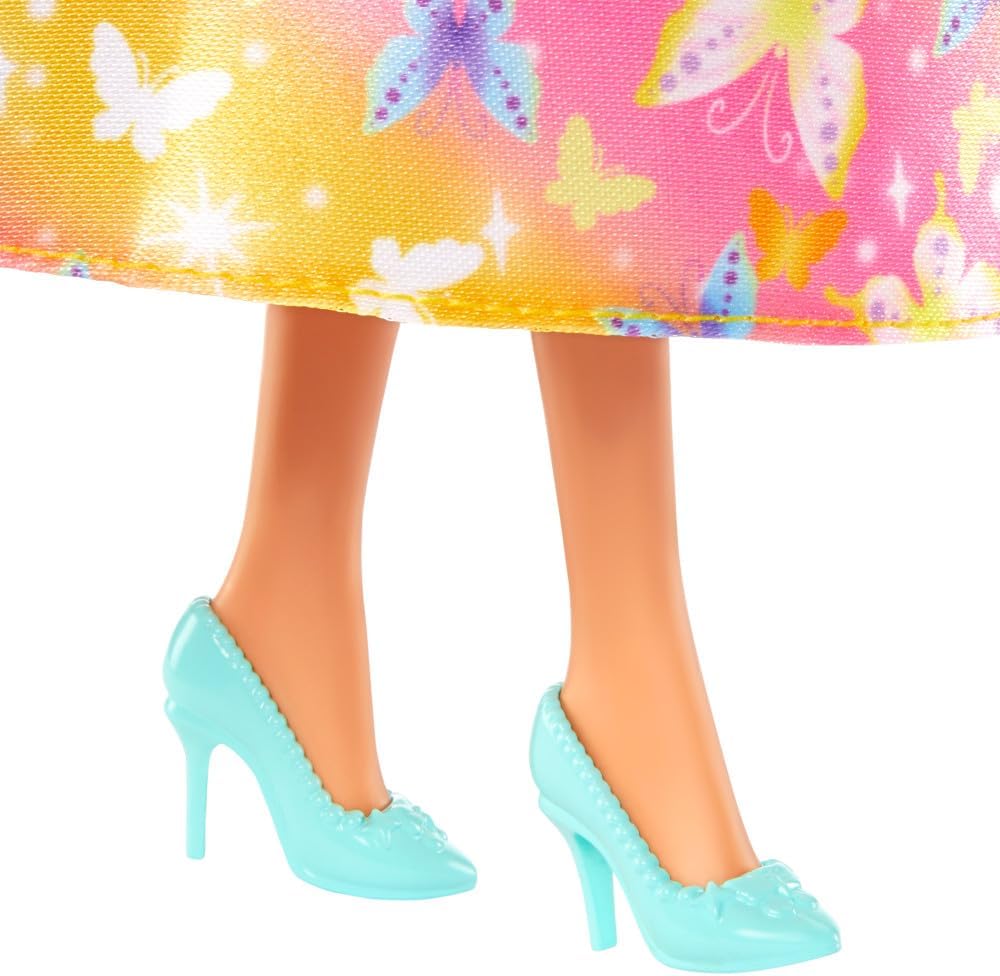BARBIE PRINCESA C/FALDA AMARILL