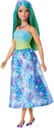 BARBIE PRINCESA C/FALDA AZUL