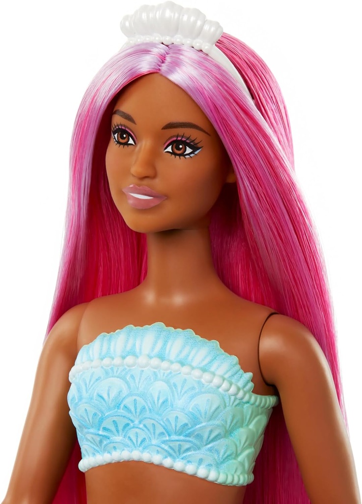 BARBIE SIRENA COLA CORAL