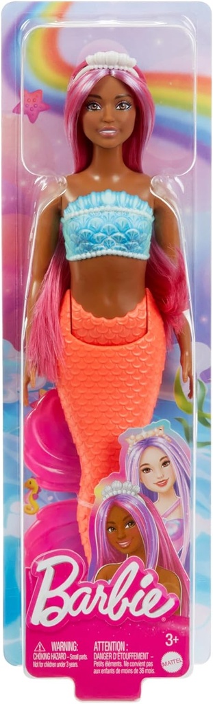 BARBIE SIRENA COLA CORAL