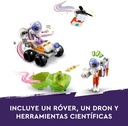 BASE ESPACIAL DE MARTE Y COHETE