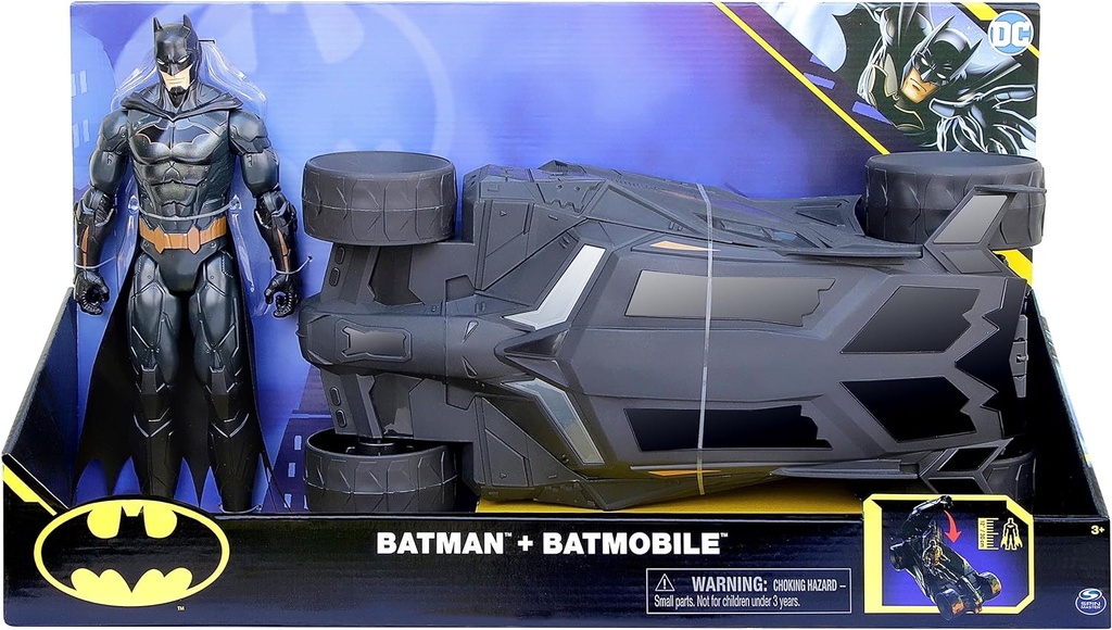 BATMAN FIG.30 CM.+BATMOVIL