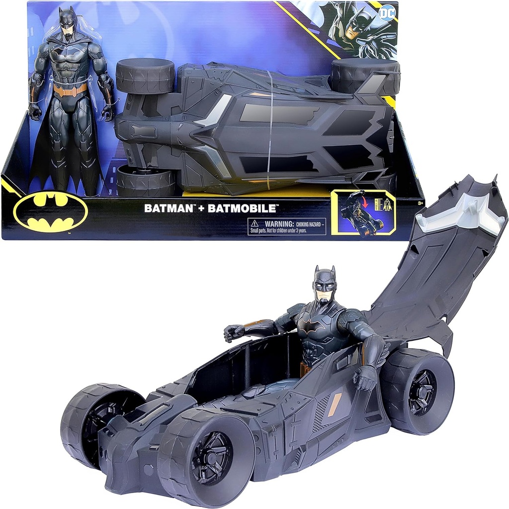 BATMAN FIG.30 CM.+BATMOVIL