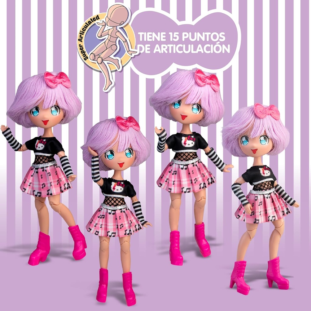 HELLO KITTY MORADA