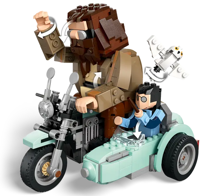 VIAJE EN MOTO HAGRID Y HARRY