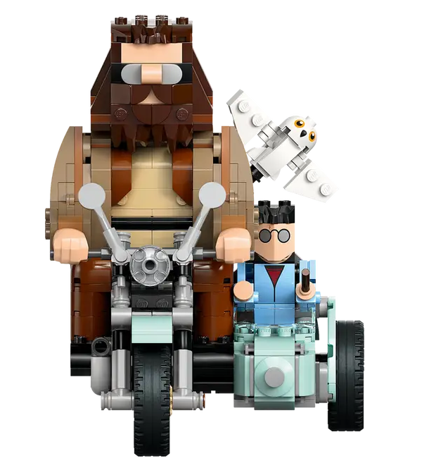 VIAJE EN MOTO HAGRID Y HARRY