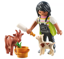 MUJER C/CABRAS