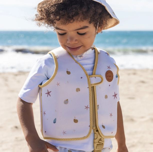 CHALECO APRENDIZAJE BEIGE